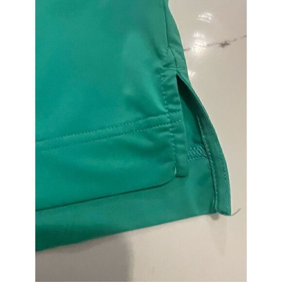 Footjoy FJ Men’s Green Polo Sz L Short Sleeve Split Hem Golf - Picture 9 of 9